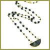 labradorite slice necklace leila jewels