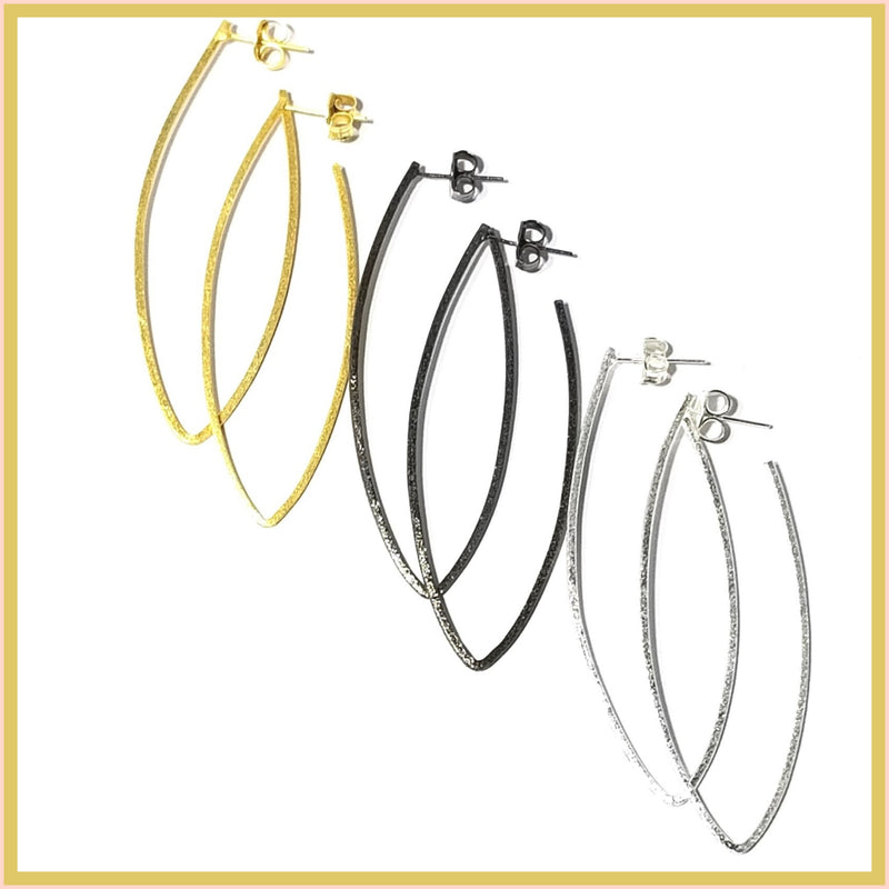 Long V Hoop Earrings