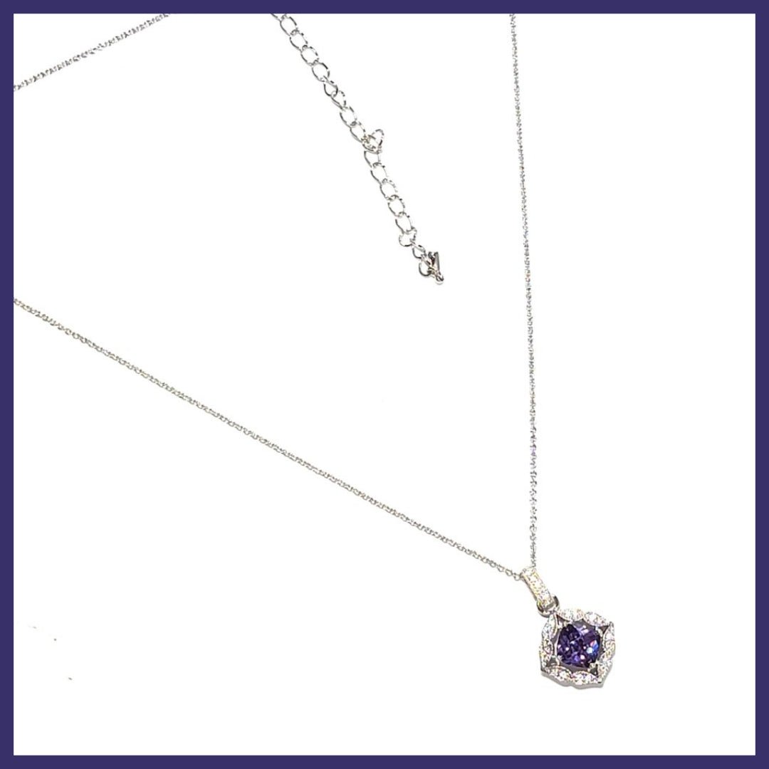 Amethyst Crystal Necklace - Leila Jewels