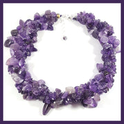 Twisted Amethyst Necklace