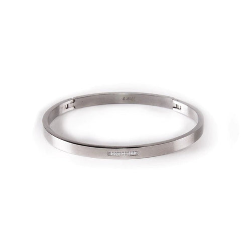 9 - Stone Pavé Bangle by B. Tiff New York - Leila Jewels