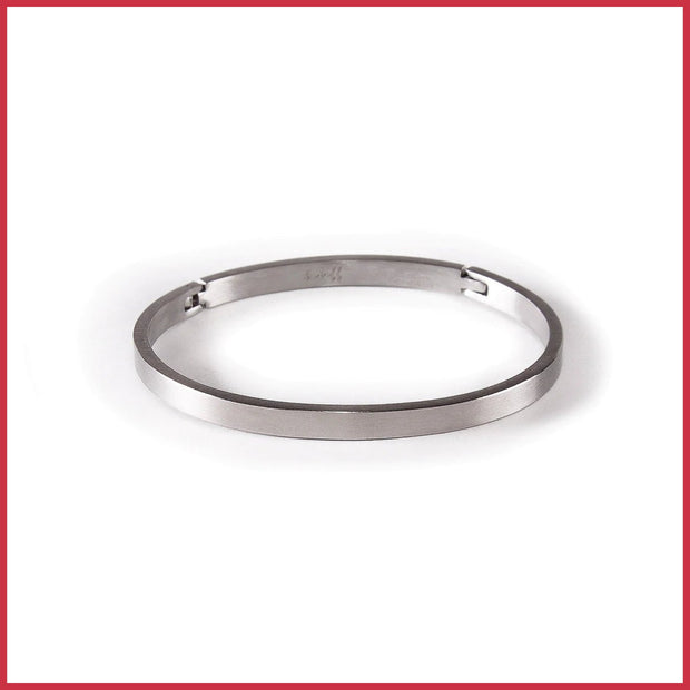 Simplicity Stainless Steel Bangle by B. Tiff New York