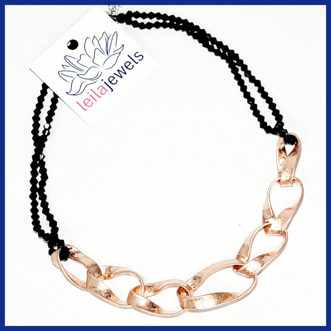 Copper Loops Necklace - Leila Jewels