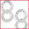 Hammered Circles Earrings - Leila Jewels