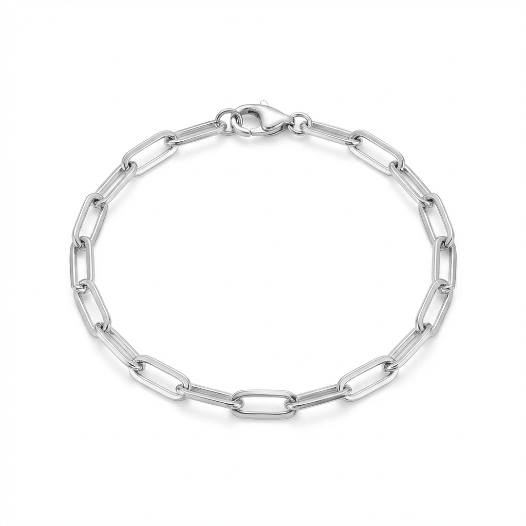 Adjustable Paperclip Link Bracelet - Leila Jewels