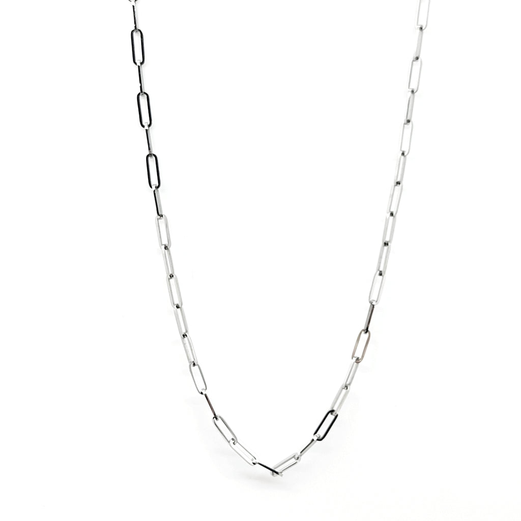 Paperclip Layering Chain Necklace - Leila Jewels