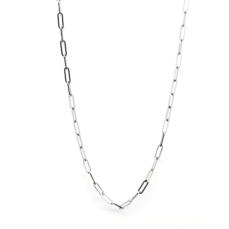 Paperclip Layering Chain Necklace - Leila Jewels