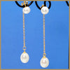 Pearl Dangle Earrings - Leila Jewels