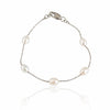 Pearl Station Bracelet - Leila Jewels