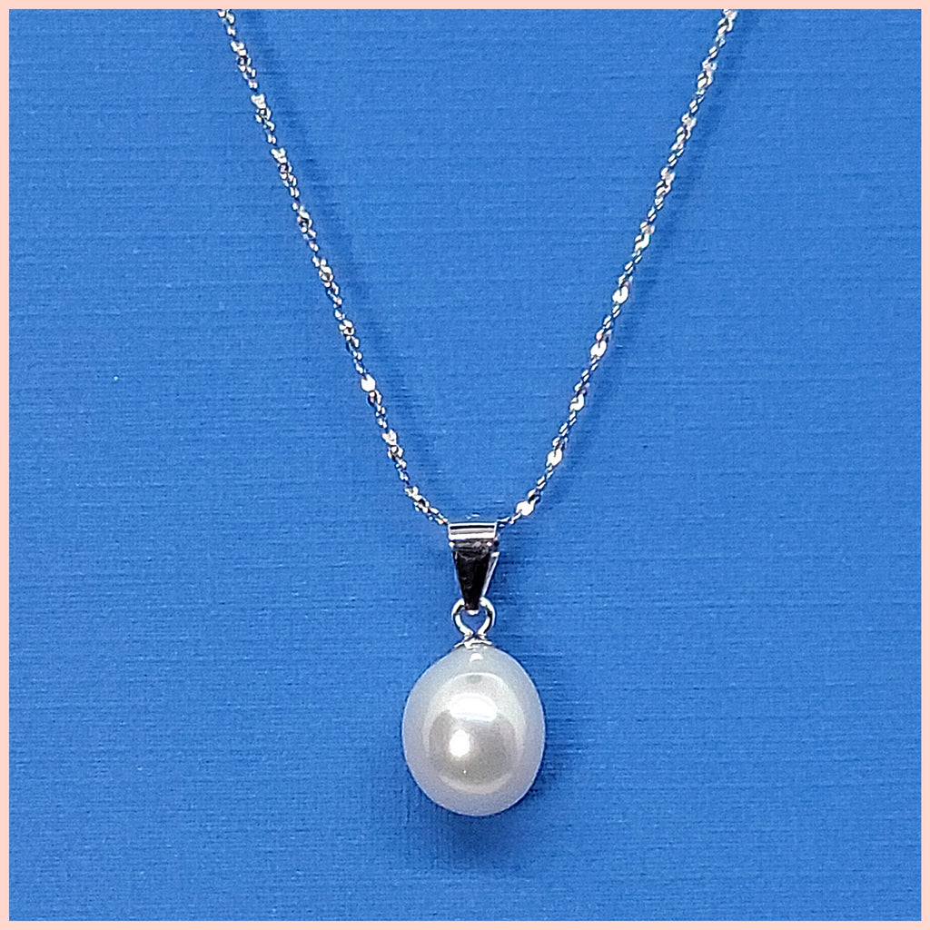 Pearl Teardrop Necklace - Leila Jewels