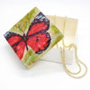Red Butterfly Capiz Shell Painted Trinket Box - Leila Jewels