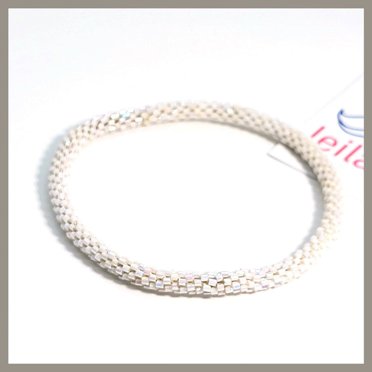 Mini Seed Bead Roll - On Bracelet - Leila Jewels