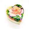 Rose Heart Capiz Shell Painted Trinket Box - Leila Jewels