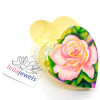 Rose Heart Capiz Shell Painted Trinket Box - Leila Jewels