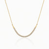 Gold Vermeil and CZ "Smile" Necklace - Leila Jewels