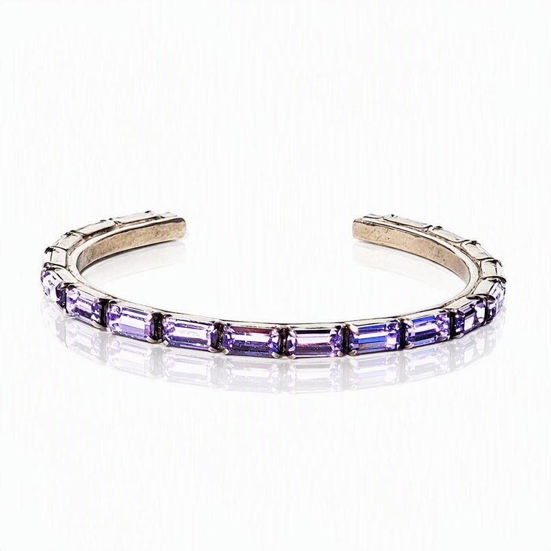 Baguette Cuff Bracelet - Leila Jewels