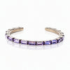 Baguette Cuff Bracelet - Leila Jewels