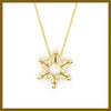 Butterfly Star of David Necklace - Leila Jewels