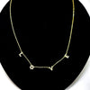 "Love" Star Pavé Necklace - Leila Jewels