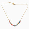 Enamel Leaf Necklace - Leila Jewels