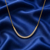 Gold Vermeil and CZ "Smile" Necklace - Leila Jewels