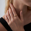 Rainbow Crystal Sterling Silver Spinner Ring - Leila Jewels