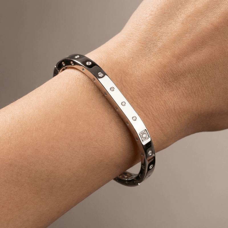 Square Sparkle Bangle