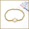 Mother of Pearl Star Bracelet - Leila Jewels