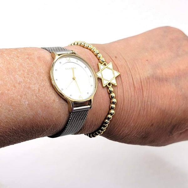 Mother of Pearl Star Bracelet - Leila Jewels