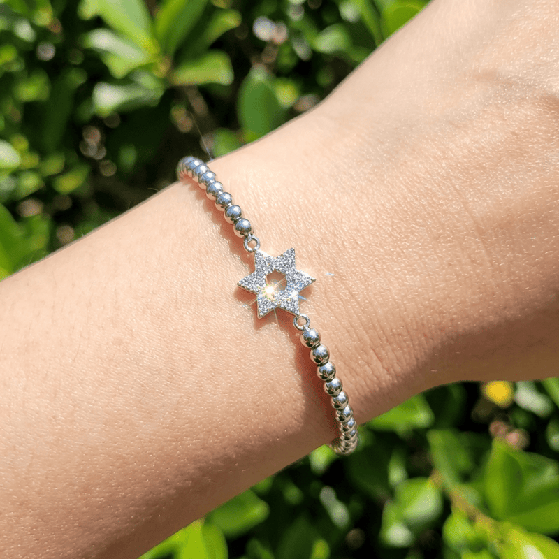 Stretch Pavé Star Bracelet