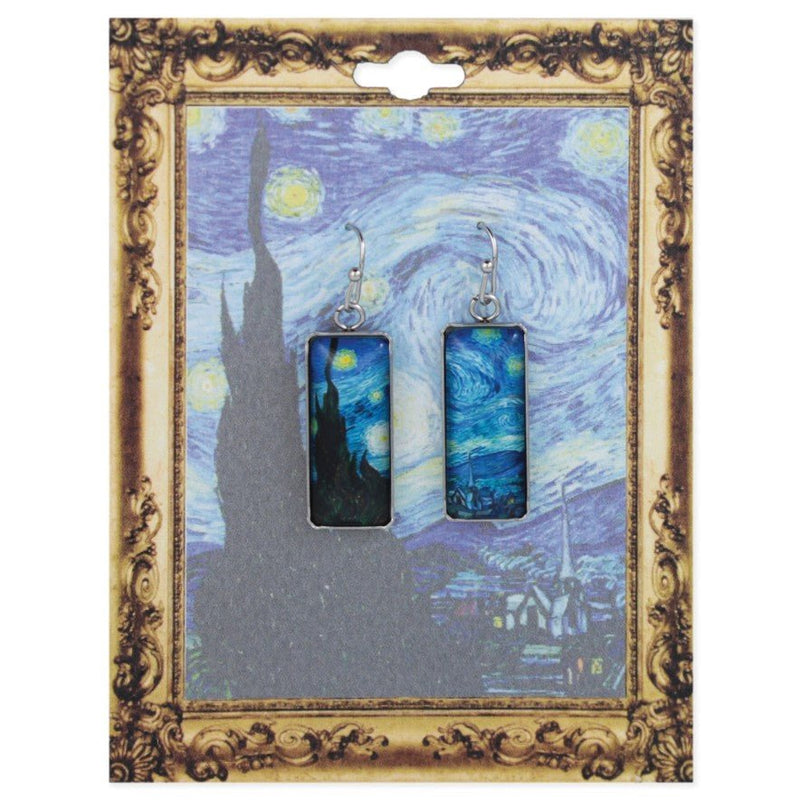 Starry Night Art Earrings - Leila Jewels