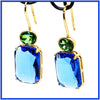 Double Crystal Earrings - Leila Jewels