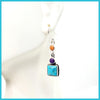 Turquoise Drop Earrings - Leila Jewels
