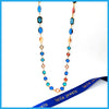 Long Multicolor Crystal Necklace - Leila Jewels