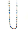 Long Multicolor Crystal Necklace - Leila Jewels