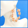 Crystal Flower Teardrop Earrings - Leila Jewels