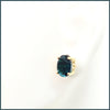 Blue Quartz Stud Earrings - Leila Jewels