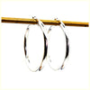Sterling Silver Hoop Earrings - Leila Jewels