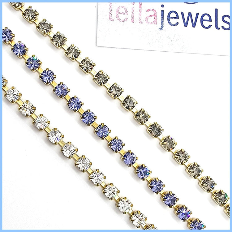 Crystal "Dior" Tennis Bracelet - Leila Jewels