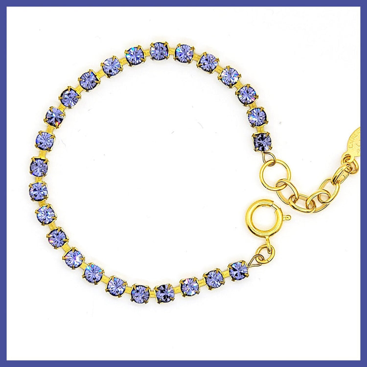 Crystal "Dior" Tennis Bracelet - Leila Jewels