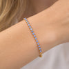 Crystal "Dior" Tennis Bracelet - Leila Jewels
