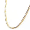 Radiant Gold Tennis Necklace - Leila Jewels