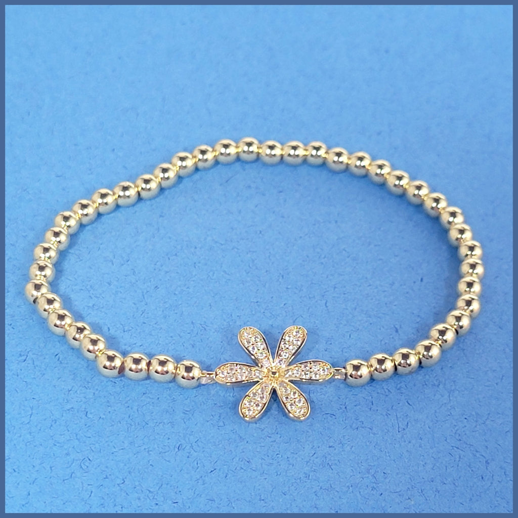 Stretch Flower Bracelet - Leila Jewels