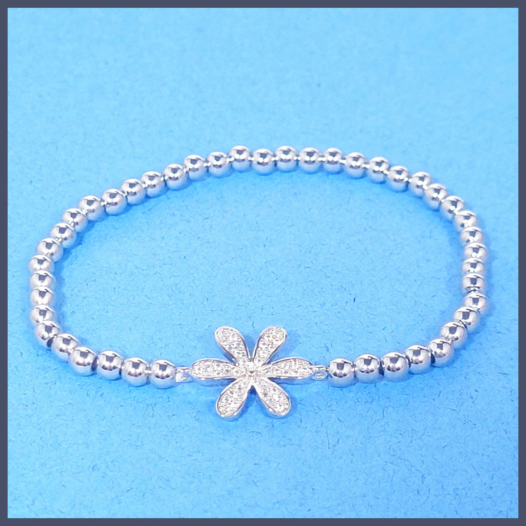 Stretch Flower Bracelet - Leila Jewels