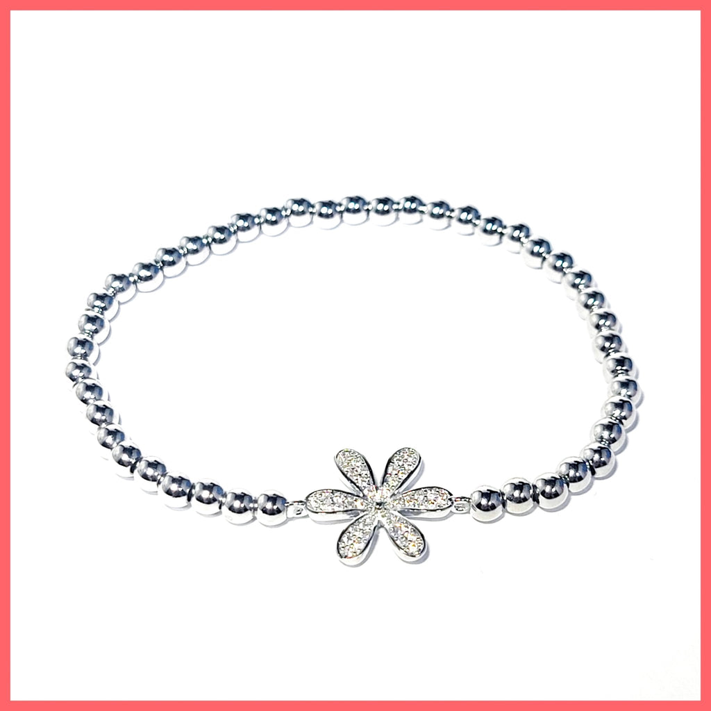Stretch Flower Bracelet - Leila Jewels
