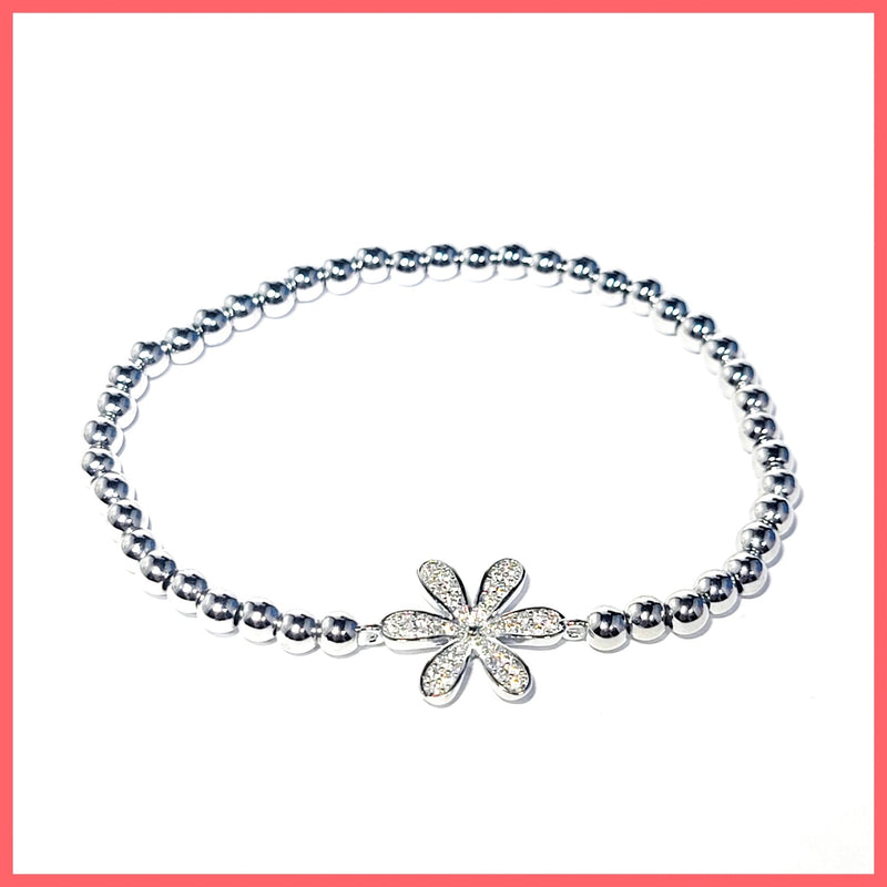 Stretch Flower Bracelet - Leila Jewels