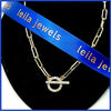 Pavé Toggle Necklace - Leila Jewels