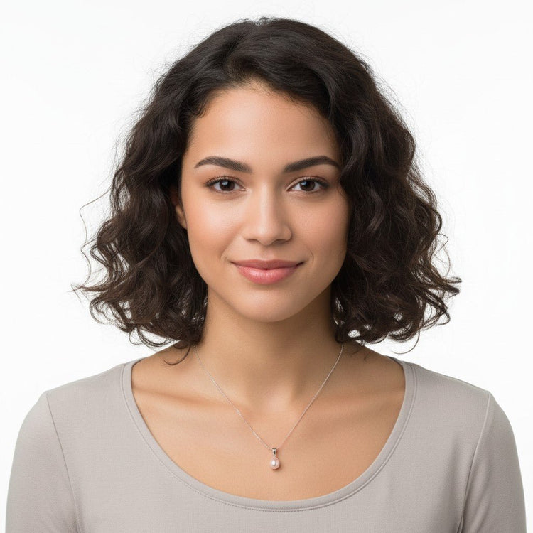 Pearl Teardrop Necklace - Leila Jewels