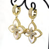 Venetian Flower Drop Earrings - Leila Jewels