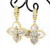Venetian Flower Drop Earrings - Leila Jewels